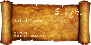 Sal Ágnes névjegykártya
